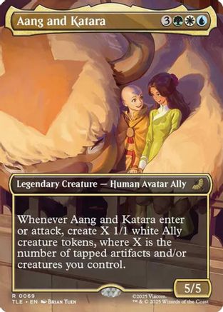 Aang and Katara (Borderless) [Avatar: The Last Airbender: Eternal-Legal]