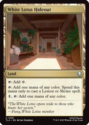 White Lotus Hideout [Avatar: The Last Airbender]