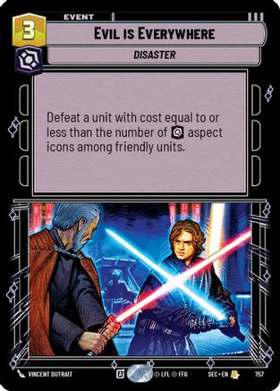 Evil is Everywhere (757) (Foil) (757) [Secrets of Power]