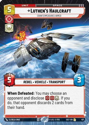 Luthen's Haulcraft - Countermeasures Armed (Hyperspace) (417) (417) [Secrets of Power]