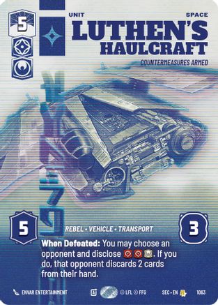 Luthen's Haulcraft - Countermeasures Armed (Prestige) (1063) (1063) [Secrets of Power]