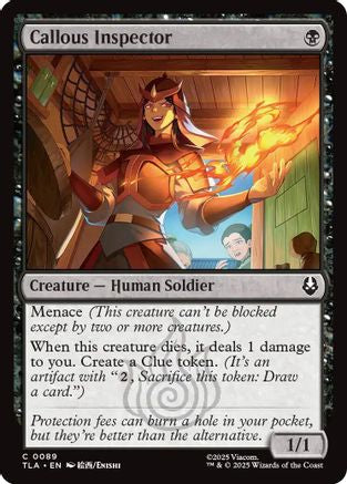 Callous Inspector [Avatar: The Last Airbender]