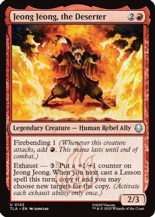 Jeong Jeong, the Deserter [Avatar: The Last Airbender]