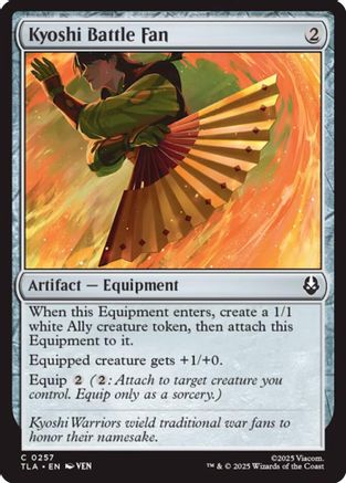 Kyoshi Battle Fan [Avatar: The Last Airbender]