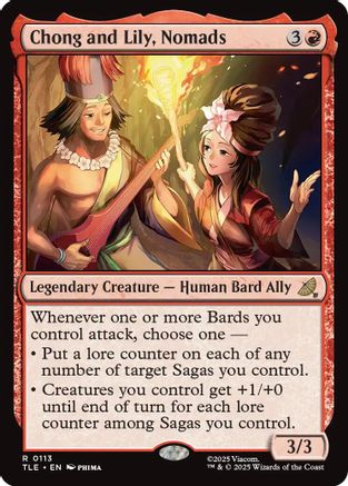 Chong and Lily, Nomads [Avatar: The Last Airbender: Eternal-Legal]
