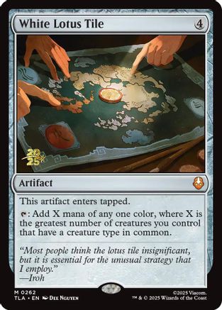 White Lotus Tile [Avatar: The Last Airbender Prerelease Cards]