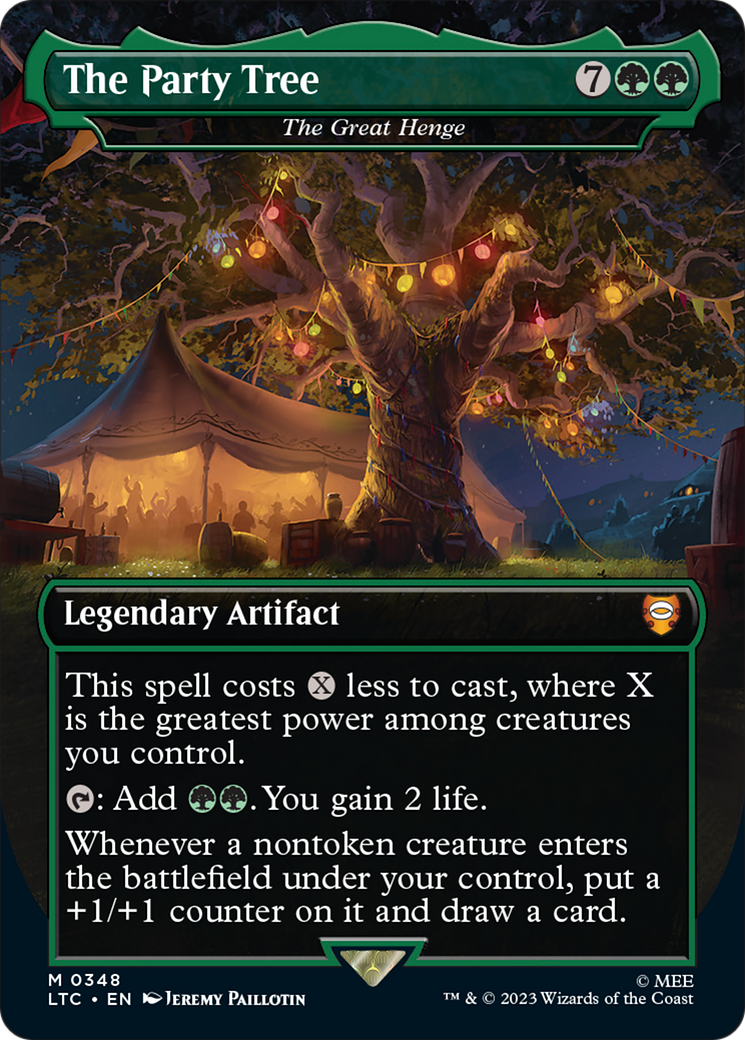 The Party Tree - The Great Henge (Borderless) [The Lord of the Rings: Tales of Middle-Earth Commander]