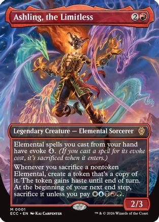 Ashling, the Limitless (Borderless) [Lorwyn Eclipsed Commander]