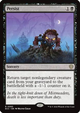 Persist [Lorwyn Eclipsed Commander]