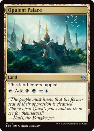 Opulent Palace [Lorwyn Eclipsed Commander]