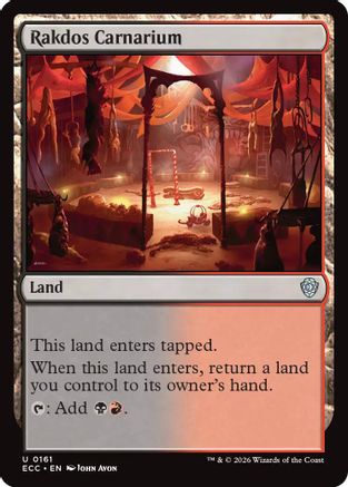 Rakdos Carnarium [Lorwyn Eclipsed Commander]