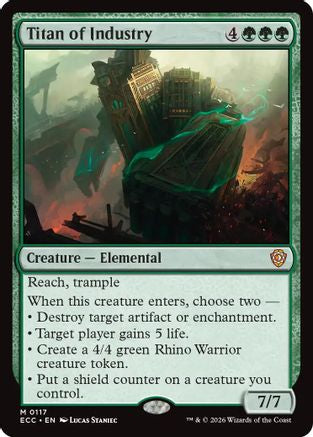 Titan of Industry [Lorwyn Eclipsed Commander]