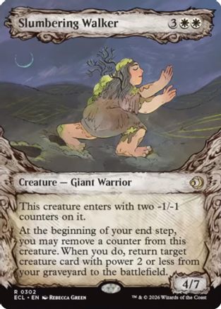 Slumbering Walker (Showcase) [Lorwyn Eclipsed]