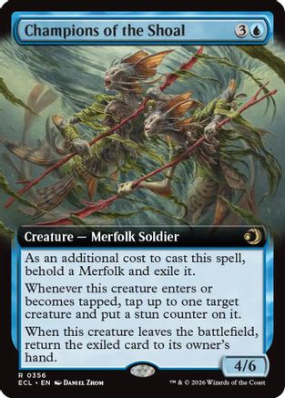Champions of the Shoal (Extended Art) [Lorwyn Eclipsed]