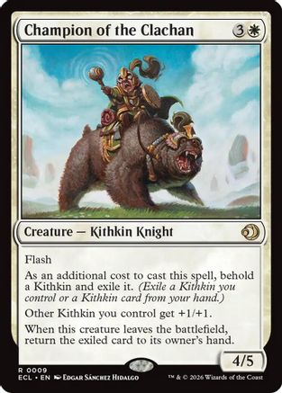 Champion of the Clachan [Lorwyn Eclipsed]