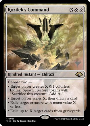 Kozilek's Command [Lorwyn Eclipsed Promos]