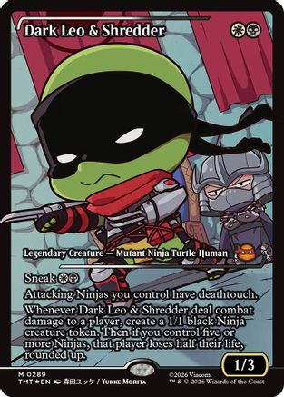 Dark Leo & Shredder (Showcase) [Teenage Mutant Ninja Turtles]