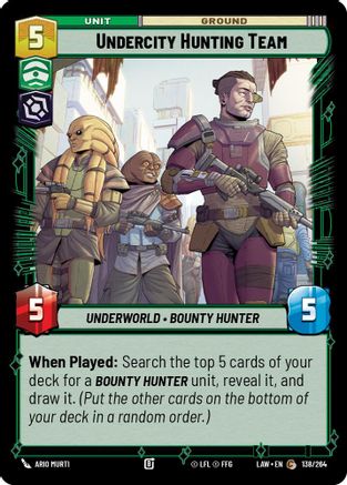 Undercity Hunting Team (138/264) (138/264) [A Lawless Time]