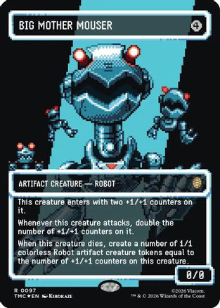 Big Mother Mouser (Borderless) (Surge Foil) [Teenage Mutant Ninja Turtles Commander]