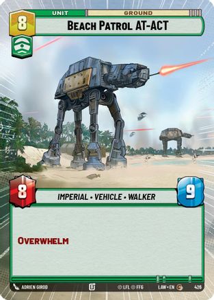 Beach Patrol AT-ACT (426) (Hyperspace) (426) [A Lawless Time]