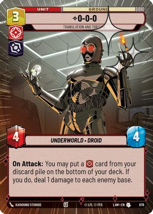 0-0-0 - Translation and Torture (676) (Hyperspace Foil) (676) [A Lawless Time]