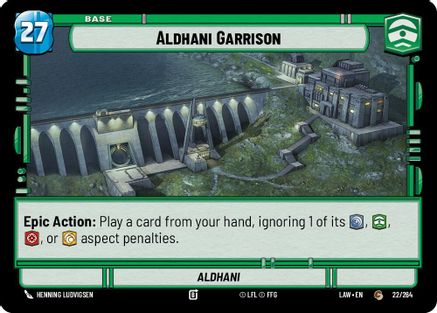 Aldhani Garrison // Shield (22 // T03) (22 // T03) [A Lawless Time]