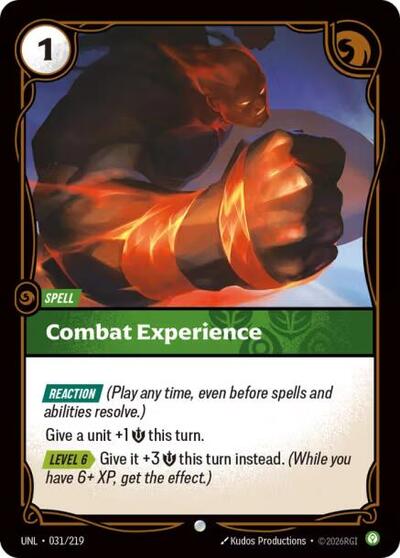 Combat Experience (UNL 031/219) [Unleashed]