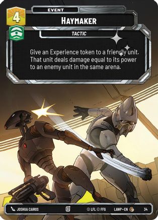 Haymaker (34) (Foil) (34) [A Lawless Time: Weekly Play]
