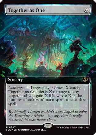 Together as One (Extended Art) [Secrets of Strixhaven]