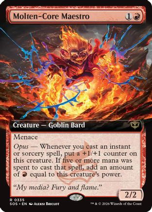 Molten-Core Maestro (Extended Art) [Secrets of Strixhaven]