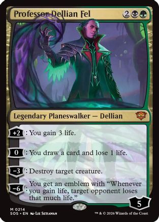 Professor Dellian Fel [Secrets of Strixhaven]