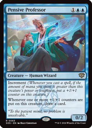 Pensive Professor [Secrets of Strixhaven]