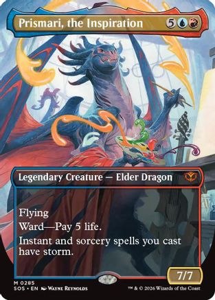 Prismari, the Inspiration (Borderless) [Secrets of Strixhaven]