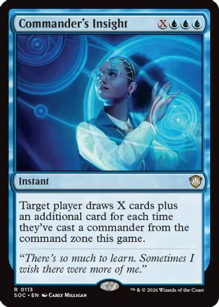 Commander's Insight [Secrets of Strixhaven Commander]