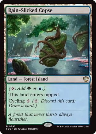 Rain-Slicked Copse [Secrets of Strixhaven Commander]