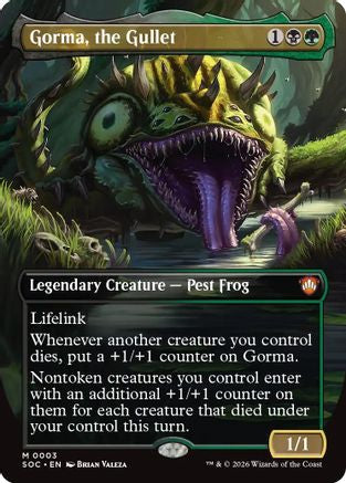 Gorma, the Gullet (Borderless) [Secrets of Strixhaven Commander]