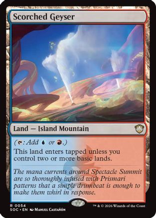 Scorched Geyser [Secrets of Strixhaven Commander]