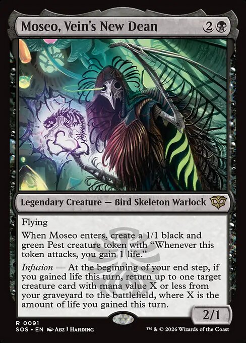 Moseo, Vein's New Dean (SOS 91) [Secrets of Strixhaven]