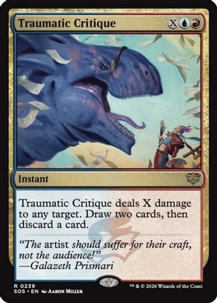 Traumatic Critique [Secrets of Strixhaven]