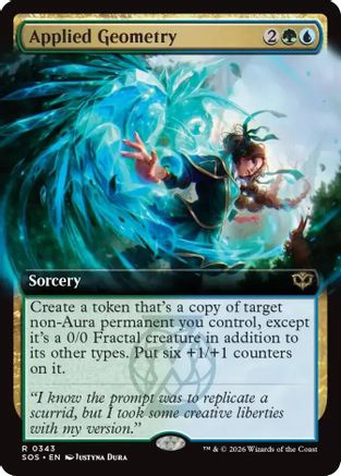 Applied Geometry (Extended Art) [Secrets of Strixhaven]