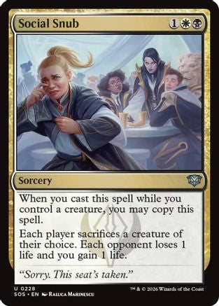 Social Snub [Secrets of Strixhaven]