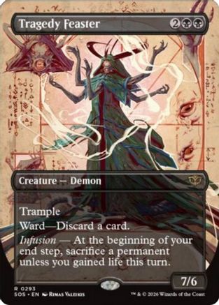 Tragedy Feaster (Borderless) [Secrets of Strixhaven]