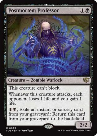 Postmortem Professor [Secrets of Strixhaven]
