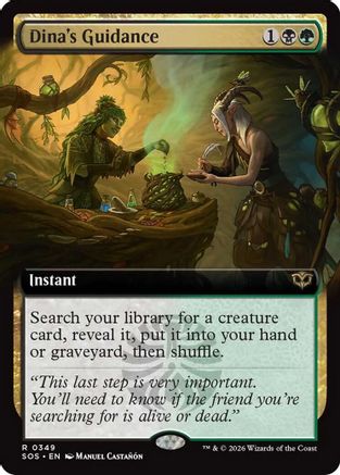 Dina's Guidance (Extended Art) [Secrets of Strixhaven]