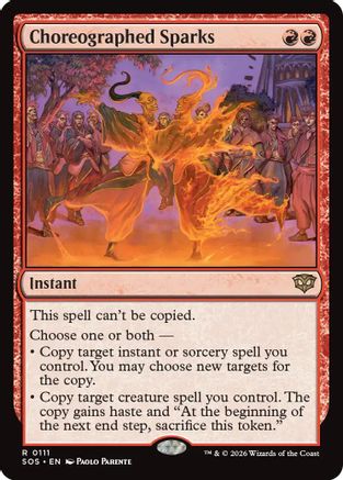 Choreographed Sparks [Secrets of Strixhaven]
