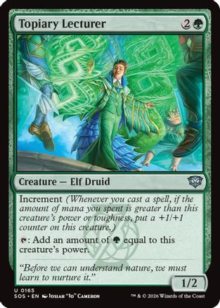 Topiary Lecturer [Secrets of Strixhaven]