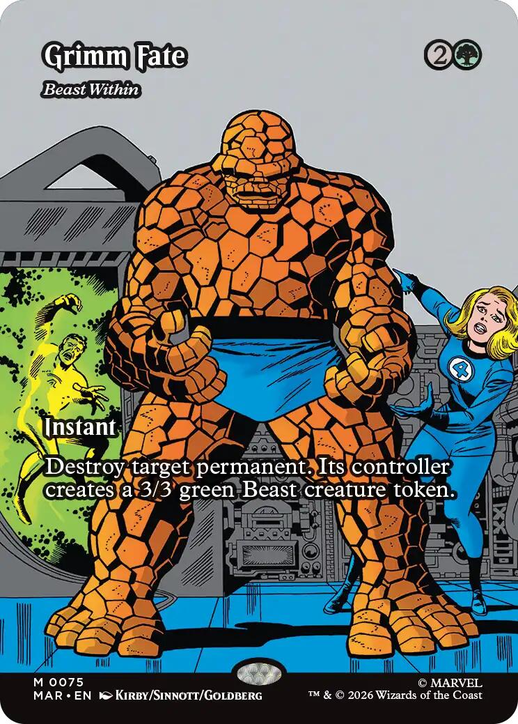Grimm Fate - Beast Within (Borderless) [Marvel Universe: Eternal-Legal]