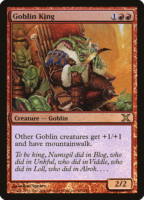 Goblin King (10E 207★) [Tenth Edition]