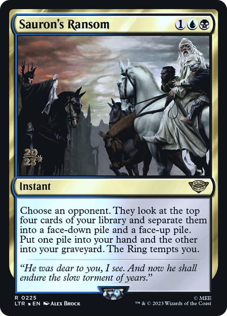 Sauron's Ransom [The Lord of the Rings: Tales of Middle-Earth Prerelease Promos]