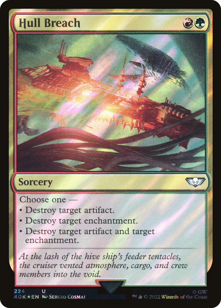 Hull Breach (Surge Foil) [Warhammer 40,000]